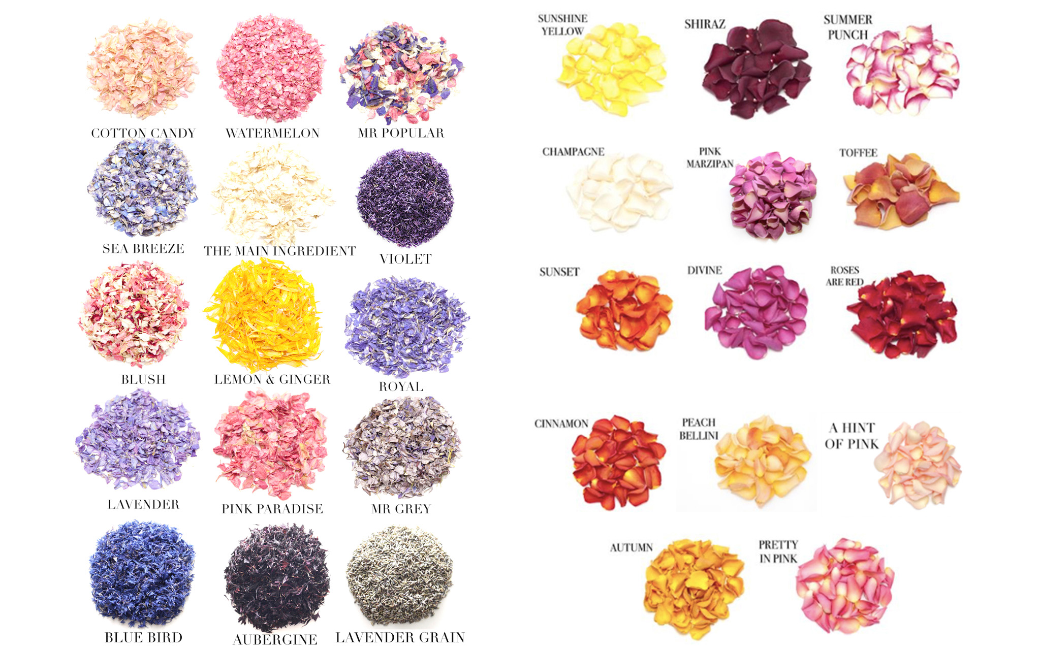 Create Your Own Wedding Confetti Mix